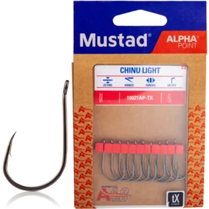 Carlige Mustad Chinu Light Ochi Titan Alpha Point Nr.8, 12buc/pac