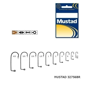 Carlige Mustad M32756 Bronz Pentru Jig/twister, Nr.4/0 100buc/plic