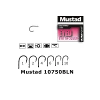 Carlige Mustad Cu Ochet Bln Forjat, 2 Spini, Nr.6 10buc/plic