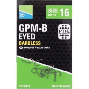 Carlige PRESTON GPM-B cu Ochet, Nr.12, 10buc/plic