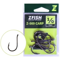 Carlige Zfish Carp Hooks Z-569, Nr.2, 10buc/pac Carlige Zfish Carp Hooks Z-569, Nr.2, 10buc/pac