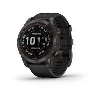 Ceas  Garmin Fenix 7 Sapphire Solar Carb.gray Ti/black 47mm