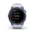 CEAS  GARMIN  FENIX 7X SAPPHIRE SOLAR MINERAL BLUE TI/WHITESTONE 51MM