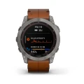 CEAS  GARMIN  FENIX 7X SAPPHIRE SOLAR TITAN/PIELE 51MM