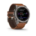 CEAS  GARMIN  FENIX 7X SAPPHIRE SOLAR TITAN/PIELE 51MM