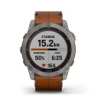 CEAS  GARMIN  FENIX 7X SAPPHIRE SOLAR TITAN/PIELE 51MM