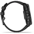 Ceas GARMIN Fenix 7 Pro Sapphire Solar Carbon Grey, Curea Neagra, 51mm Ceas GARMIN Fenix 7 Pro Sapphire Solar Carbon Grey, Curea Neagra, 51mm