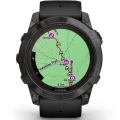 Ceas GARMIN Fenix 7 Pro Sapphire Solar Carbon Grey, Curea Neagra, 51mm Ceas GARMIN Fenix 7 Pro Sapphire Solar Carbon Grey, Curea Neagra, 51mm