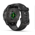 Ceas GARMIN Fenix 8 Amoled Sapphire Ti / Black Black / Pebble Gray, 43mm, EMEA