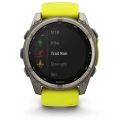 Ceas GARMIN Fenix 8 Sapphire Solar Yellow/Graphite Titanium, 51mm EMEA Ceas GARMIN Fenix 8 Sapphire Solar Yellow/Graphite Titanium, 51mm EMEA
