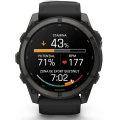 Ceas GARMIN Fenix 9 Pro Amoled Titan Carbon Gray 51mm