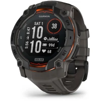 Ceas GARMIN Instinct 3 Solar Black Curea Charcoal 50mm