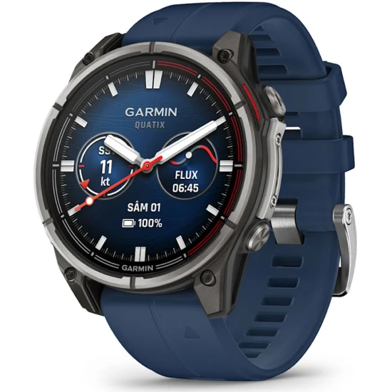 Ceas Garmin Quatix 8 Amoled Sapphire Ti/bare 51mm Emea