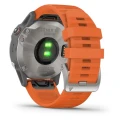 Ceas Garmin Fenix 6 Sapphire Titan/Orange 47mm