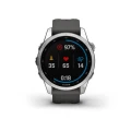 Ceas Garmin Fenix 7S SILVER/GRAPHITE 42MM