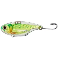 Cicada Live Target Sonic Shad Blade Bait, 5.5cm, 14g, Glow / Perch