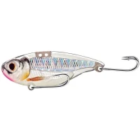 Cicada Live Target Sonic Shad Blade Bait, 5cm, 10g, Glow / Pearl