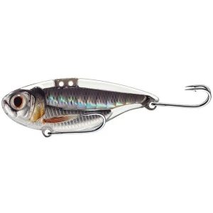 Cicada Live Target Sonic Shad Blade Bait, 5cm, 10g, Silver / Black