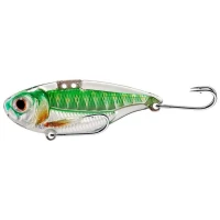 Cicada Live Target Sonic Shad Blade Bait, 5cm, 10g, Silver / Pumpkin