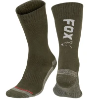 Ciorapi Fox GREEN/SILVER THERMOLITE LONG Marime 40-43
