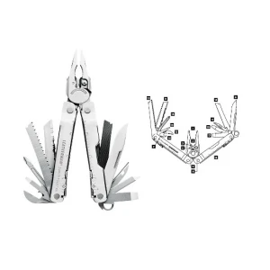 Multifunctional Leatherman Super Tool 300 90mm