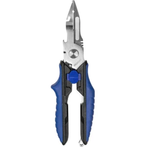 Cleste Multifunctional Mustad Colapsible Mini Multi Tool, 10.2cm, Blue