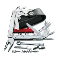 Patent Multifunctional Victorinox Swisstool X Cu Clichet, Teaca Piele - 3.0339.l