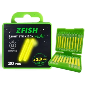 Starlite Zfish Chemical Light Stick Box, 25mm, 3mm, 20buc/pac Starlite Zfish Chemical Light Stick Box, 25mm, 3mm, 20buc/pac