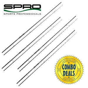 Kit Promo 4 Lansete Spro Governor City Carp 3.00m 2lbs 2seg