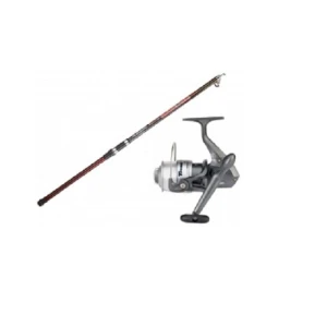 Kit Crap Lanseta Garbolino Practis Predator Telepower Plus Mulineta Sert Twingear Albastru