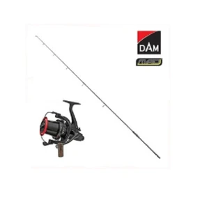 Kit Lanseta Dam Mad D Fender Iii Uk50 3.90 M 3.50 Lbs Plus Mulineta Dam Quick Z Base