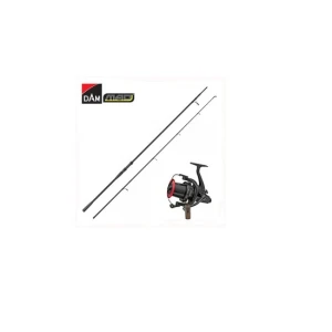 Kit Lanseta Dam Mad Sls 3.00m 10 3.00lbs Plus Mulineta Dam Quick Z Base
