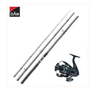 Kit Lanseta Dam Camaro Feeder 3.60 M 90 G Plus Mulineta Dam Quick Fighter Pro Metal 350 Fd