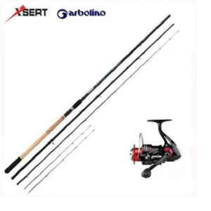 Kit Lanseta Garbolino Flash Feeder 3.30 M 3 Segmente 25 75 G Plus Mulineta Sert Axo Fd 4003