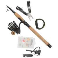 Combo Abu Garcia Diplomat Wilderness Survival Tele Combo, 2-10g, 2.13m, 6seg