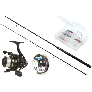 Set Pescuit La Spinning Wizard Active, Lanseta 2.10m, Medium