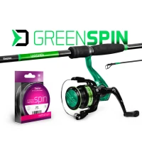 Set Spinning Delphin GreenSPIN 210cm/30g plus 2T0.22mm