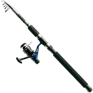 Combo Stationar Jaxon Happy Weekend Lanseta 2.70m, 5-25g + Mulineta Cu Fir