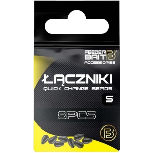 Conector FEEDER BAIT Quick Change Beads, Marimea S, 8buc/pac