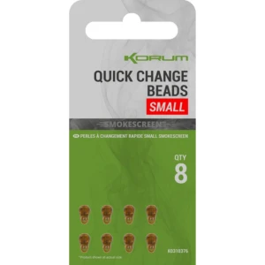 Conector Rapid Korum Smokescreen Quick Change Beads Small, 8buc/pac