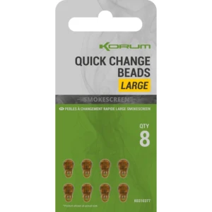 Conectori Korum Smokescreen Quick Change Beads Large, 8buc/pac