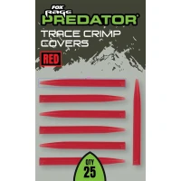 Fox Rage Predator Red Trace Crimp Covers, 25buc/pac	