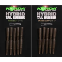 TUB CONIC KORDA HYBRID TAIL RUBBER 10BUC/PLIC Gravel/Clay