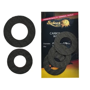 Set Saibe Carbo Select Baits Carbon Drag Washers - 26 X 12mm