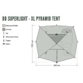 Cort 2 Persoane DD Hammocks SuperLight Pyramid Tent XL 