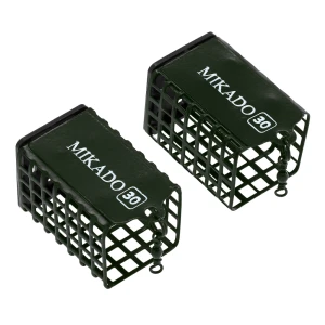Momitor Feeder Cosulet Patrat Mikado-green-25g-(30x30x55mm)-2buc