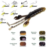 CAVE CRAW COLMIC HERAKLES 9.6cm Black Red Flakes