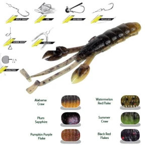 Cave Craw Colmic Herakles 9.6cm Plum Sapphire