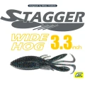 Creatura Hide Up Stagger Wide Hog 3.3", 127 Green Pumpkin Pepper Blue Flk, 3.8cm, 5buc/pac Creatura Hide Up Stagger Wide Hog 3.3", 127 Green Pumpkin Pepper Blue Flk, 3.8cm, 5buc/pac