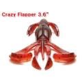 Creatura Keitech Crazy Flapper, Electric Smoke Craw 462, 9.1cm, 7buc/plic Creatura Keitech Crazy Flapper, Electric Smoke Craw 462, 9.1cm, 7buc/plic